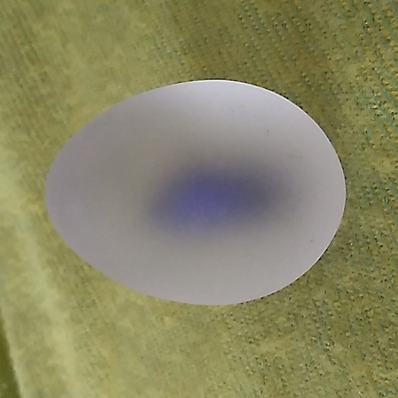 Artcristal Bohemia Czech Crystal Handmade Blue Sapphire Frosted Paper Weight - Picture 4 of 13